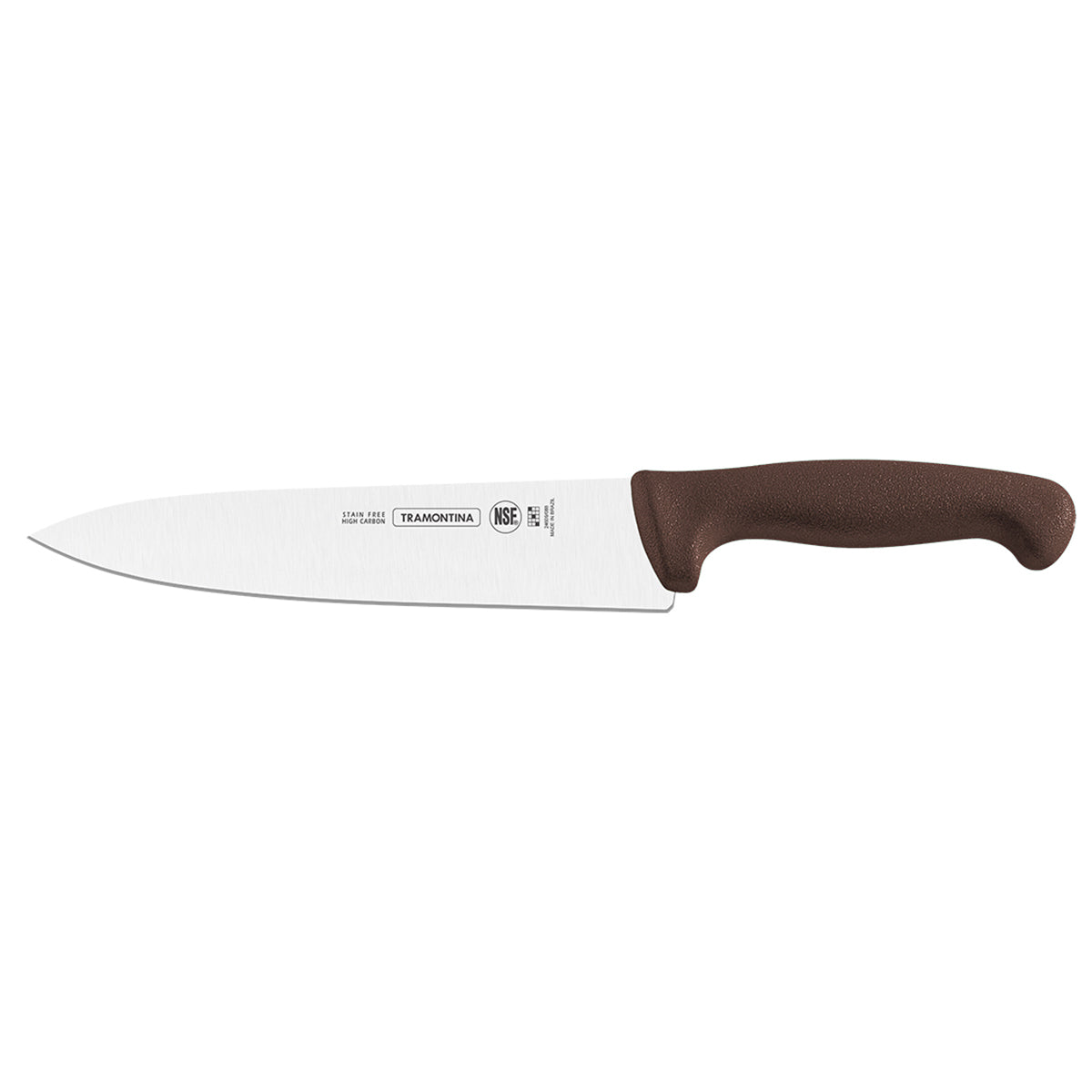 Cuchillo Chef de 10 Pulgadas con Mango Color Café